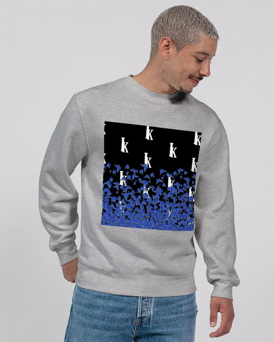 Butterfly Blues Unisex Premium Crewneck Sweatshirt | Lane Seven